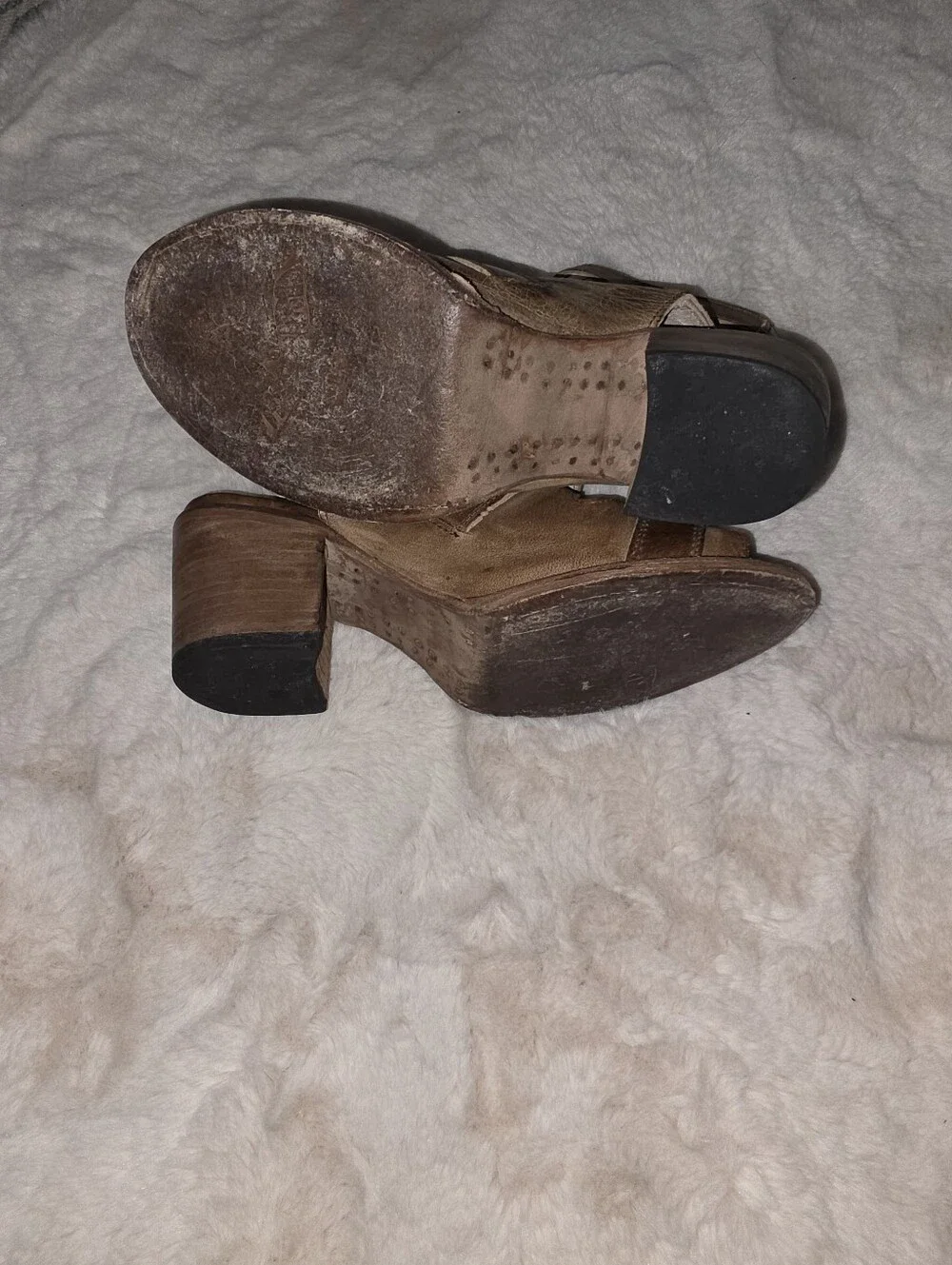 Freebird by Steven Quail Tan Leather Booties  8 - Picture 5 of 6